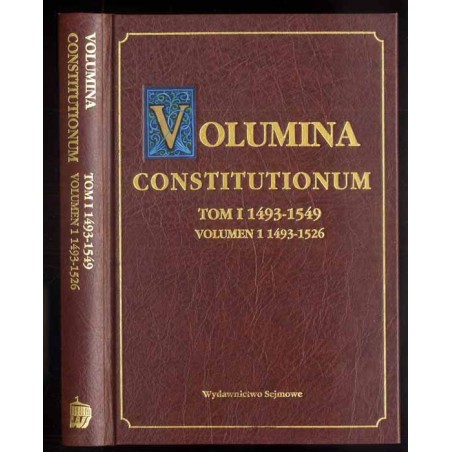 Volumina Constitutionum. T.1: 1493-1549. Vol.1: 1493-1526