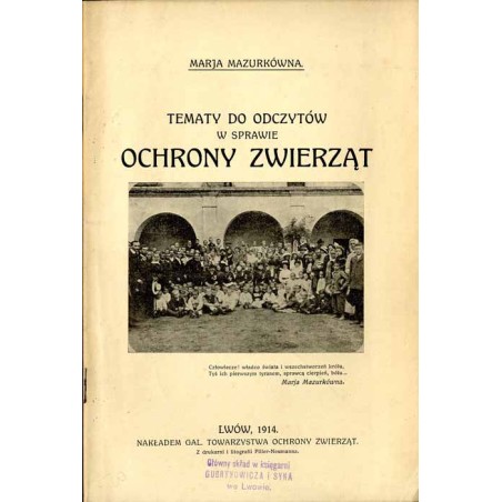 Tematy do odczytów w sprawie ochrony zwierząt