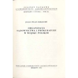 Organizacja sądownictwa i prokuratury w wojsku polskim