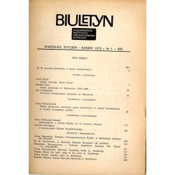 Biuletyn Żydowskiego Instytutu Historycznego w Polsce. 1973. Nr 1 (85) (Styczeń - Marzec 1973) / W 30 rocznicę powstania w getci