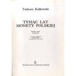 Tysiąc lat monety polskiej