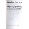 O poezji polskiej w wieku XVIII