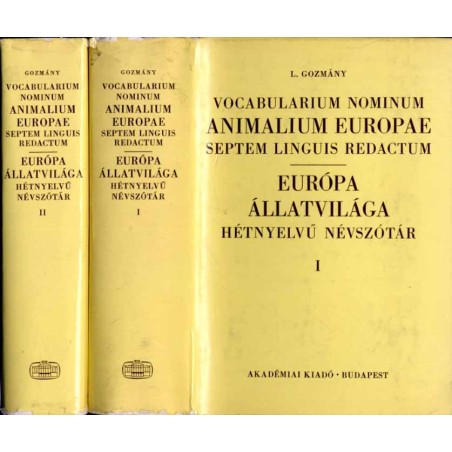 Vocabularium nominum animalium Europae septem linguis redactum. T. 1-2 w 2 woluminach