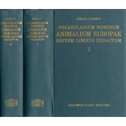 Vocabularium nominum animalium Europae septem linguis redactum. T. 1-2 w 2 woluminach