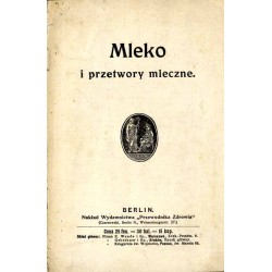 Mleko i przetwory mleczne