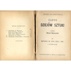 Zarys dziejów sztuki. 3t. w 1 woluminie
