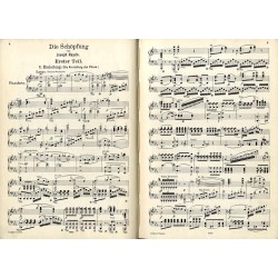 Die Schöpfung ist ein Oratorium von Joseph Haydn. Klavierauszug Julius Stern