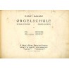 Orgelschule. Ecole d'Orgue. Organ School. 2t. w 1 wol.