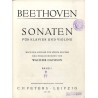 Beethoven. Sonaten für Klavier und Violine. Band I: Op. 12, 1-3 Op. 23-24 Band II: Op. 30, 1-3 Op. 47 Op. 96. 2t. w 1 wolumi
