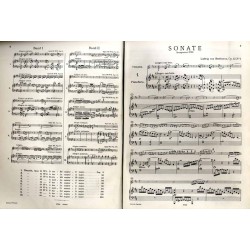 Beethoven. Sonaten für Klavier und Violine. Band I: Op. 12, 1-3 Op. 23-24 Band II: Op. 30, 1-3 Op. 47 Op. 96. 2t. w 1 wolumi