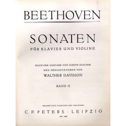 Beethoven. Sonaten für Klavier und Violine. Band I: Op. 12, 1-3 Op. 23-24 Band II: Op. 30, 1-3 Op. 47 Op. 96. 2t. w 1 wolumi