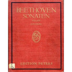 Beethoven. Sonaten für Klavier und Violine. Band I: Op. 12, 1-3 Op. 23-24 Band II: Op. 30, 1-3 Op. 47 Op. 96. 2t. w 1 wolumi