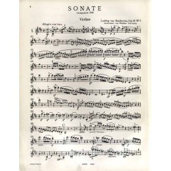 Beethoven. Sonaten für Klavier und Violine. Band I: Op. 12, 1-3 Op. 23-24 Band II: Op. 30, 1-3 Op. 47 Op. 96. 2t. w 1 wolumi