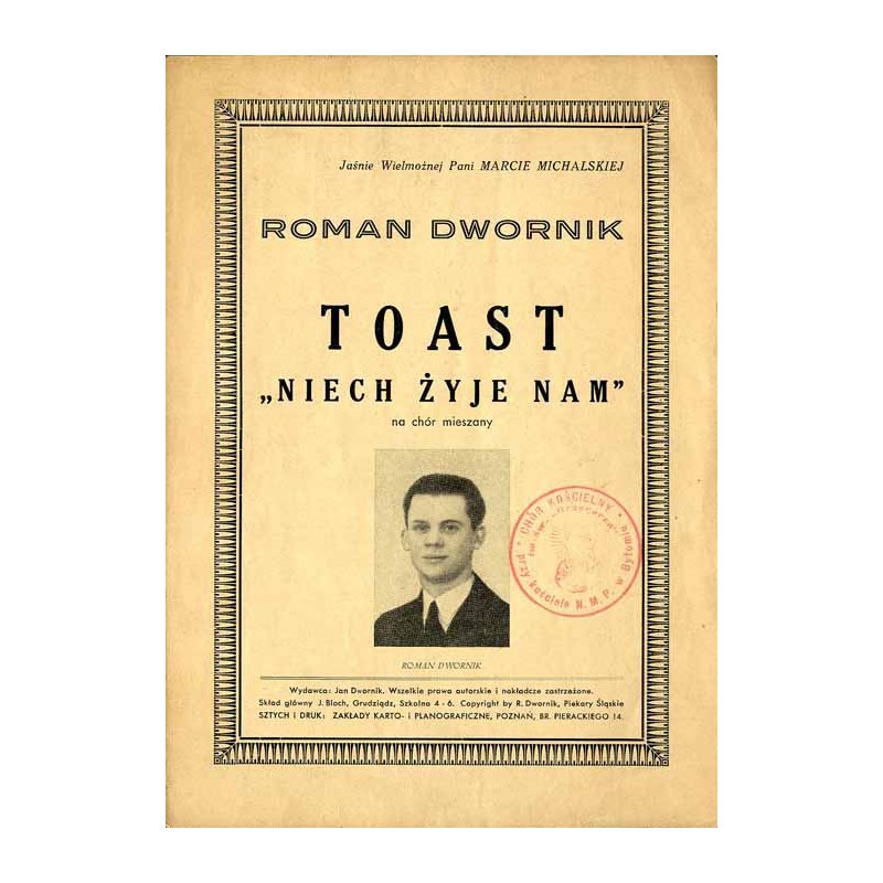 Toast "Niech żyje nam" na chór mieszany