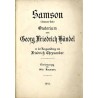 Samson (Samson's Ende). Oratorium von Georg Friedrich Händel in der Neugestaltung von Friedrich Chrysander. Claveirauszug von Ot