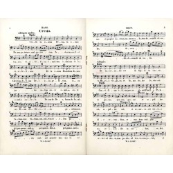 Mozart. Messe Nr. 14 (Krönungsmesse). KV 317. 4 woluminy: Baß Tenor Alt Sopran