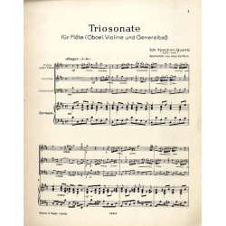 Triosonate in D-Dur für Flöte (Oboe), Violine und Generalbass