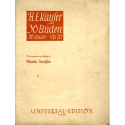 36 Etudes. Op. 20. I. Violino