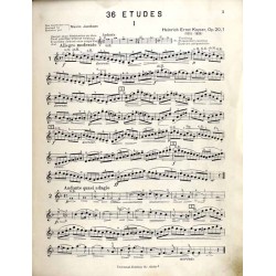 36 Etudes. Op. 20. I. Violino