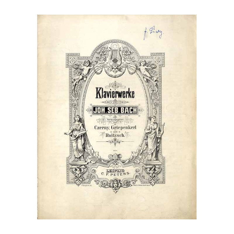 Klavierwerke von Joh. Seb. Bach herausgegeben von Czerny, Griepenkerl und Roitzsch
