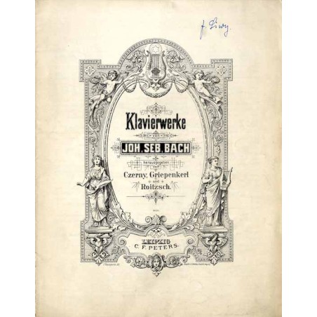 Klavierwerke von Joh. Seb. Bach herausgegeben von Czerny, Griepenkerl und Roitzsch