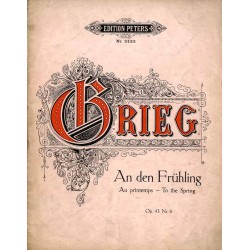 An den Frühling. Klavierstück. Op. 43 Nr. 6