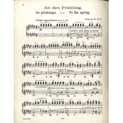 An den Frühling. Klavierstück. Op. 43 Nr. 6