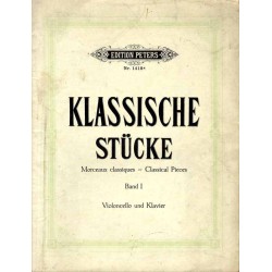 Sammlung Klassischer Stücke aus Werken berühmter Meister für Violoncello mit Pianofortebegleitung. B.1