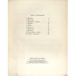 Mała szkoła melodii. Op. 123 na skrzypce z fortepianem. Wybór z zeszytu I i II (II i III rok nauki)