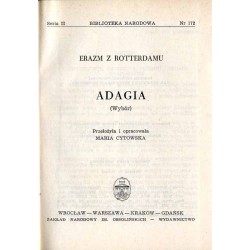 Adagia (Wybór)