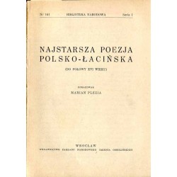 Najstarsza poezja polsko-łacińska (do połowy XVI wieku)
