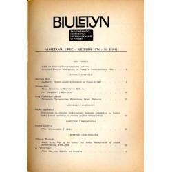 Biuletyn Żydowskiego Instytutu Historycznego w Polsce. 1974. Nr 3 (91) (Lipiec - Wrzesień 1974) / [...] Żydowski Instytut Histor