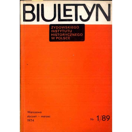 Biuletyn Żydowskiego Instytutu Historycznego w Polsce. 1974. Nr 1 (89) (Styczeń - Marzec 1974) / Ludność żydowska w Tarłowie (od
