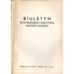 Biuletyn Żydowskiego Instytutu Historycznego. 1961. Nr 37 (Styczeń - Marzec 1961) / Ludność żydowska na Litwie i Białorusi a pow