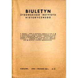 Biuletyn Żydowskiego Instytutu Historycznego. 1959. Nr 31 (Lipiec - Wrzesień 1959) / Żydzi w Północnej Ameryce w XVIII w. [USA]