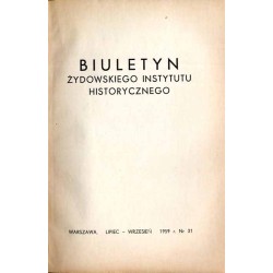 Biuletyn Żydowskiego Instytutu Historycznego. 1959. Nr 31 (Lipiec - Wrzesień 1959) / Żydzi w Północnej Ameryce w XVIII w. [USA]