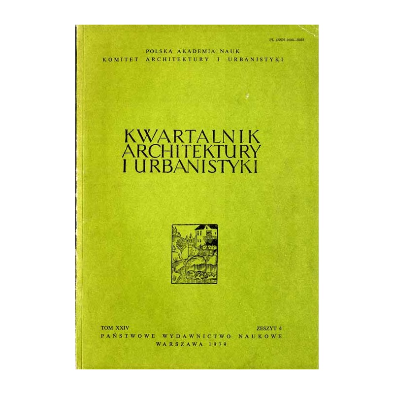 Kwartalnik Architektury i Urbanistyki. Teoria i historia. T. 24 (1979). Z. 4 / Rezydencje w Polsce w XVI wieku. Wstęp / Ekonomic