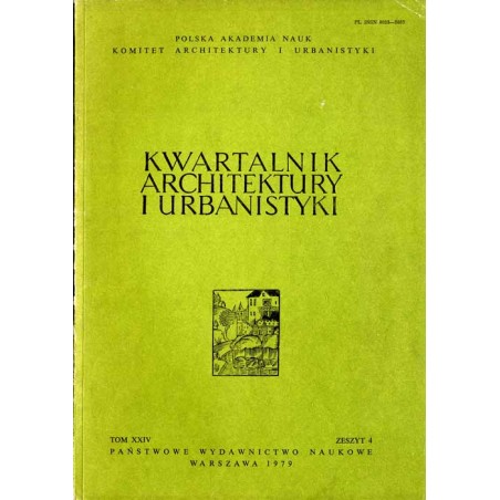 Kwartalnik Architektury i Urbanistyki. Teoria i historia. T. 24 (1979). Z. 4 / Rezydencje w Polsce w XVI wieku. Wstęp / Ekonomic