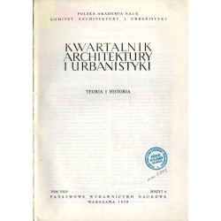 Kwartalnik Architektury i Urbanistyki. Teoria i historia. T. 24 (1979). Z. 4 / Rezydencje w Polsce w XVI wieku. Wstęp / Ekonomic