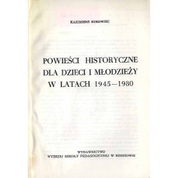 Powieści historyczne dla dzieci i młodzieży w latach 1945-1980