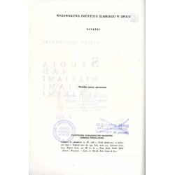 Studia nad miastami i wsiami śląskimi