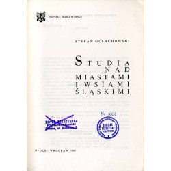 Studia nad miastami i wsiami śląskimi