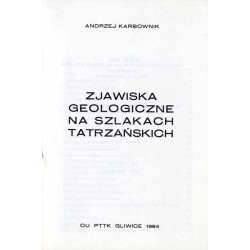 Zjawiska geologiczne na szlakach tatrzańskich