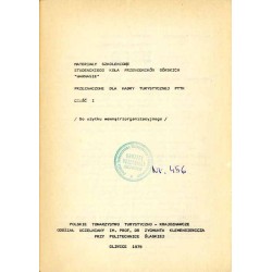 Materiały szkoleniowe Studenckiego Koła Przewodników Górskich "Harnasie". Przeznaczone dla kadry turystycznej PTTK. Cz. 1