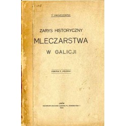 Zarys historyczny mleczarstwa w Galicji