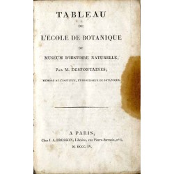 Tableau de l'École de Botanique du Muséum d'Histoire Naturelle