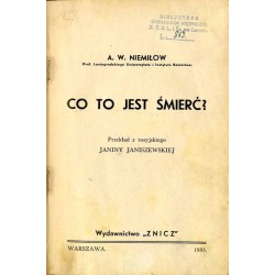 Co to jest śmierć?