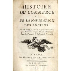 Histoire du commerce et de la navigation des Anciens