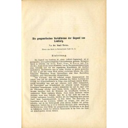 Die geognostischen Verhältnisse der Gegend von Lemberg
