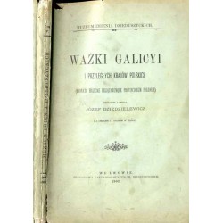 Ważki Galicyi i przyległych krajów polskich  (Odonata Haliciae reliquarumque provinciarum Poloniae)